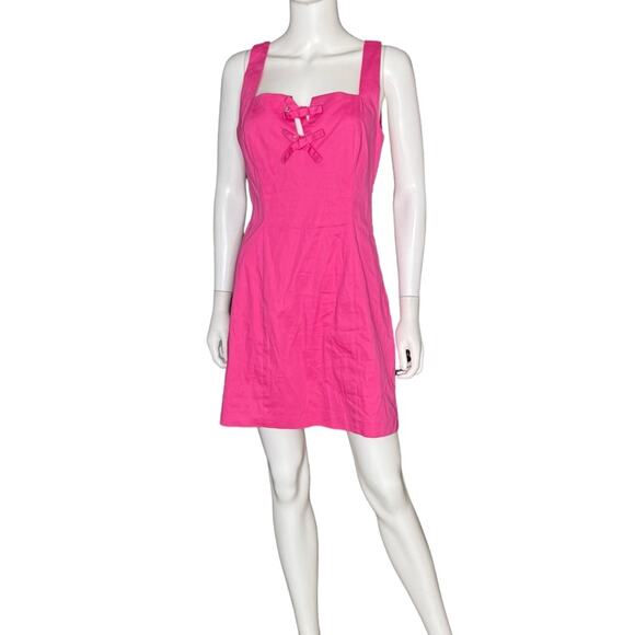 Adrianna by Adrianna Papell Women's Bow-Trim Sheath Dress Magenta Sz 10 NWT - Picture 2 of 9